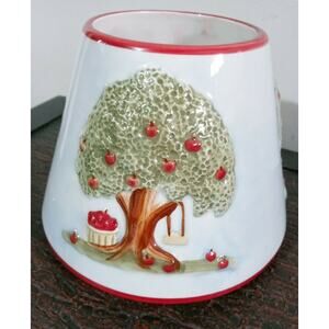 Yankee Candle Large Jar Candle Topper Fall Country Style Apple Tree Design